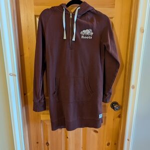 Roots Burgundy Long Sleeve Dress